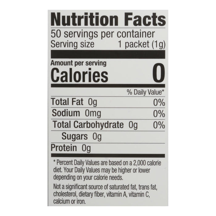 Stevita Naturals Stevia Organic Original Sweetener, 50 Packets (Pack of 6)