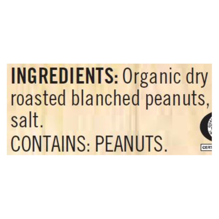 Woodstock Organic Crunchy Peanut Butter - 16 Oz Jar - Pack of 12