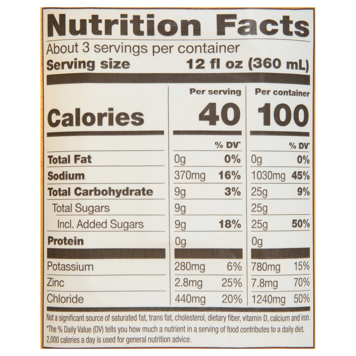 Earth's Best Organic® Electrolyte Drink, Apple Citrus, 4 x 33.8 fl oz