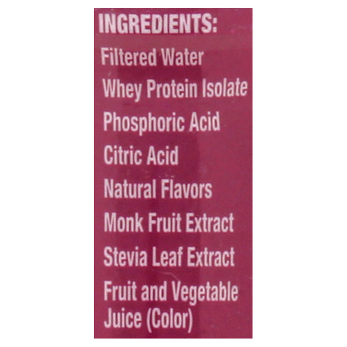 Ready Water Protein Black Cherry - 12 x 16.9 fl oz - Enhanced Hydration