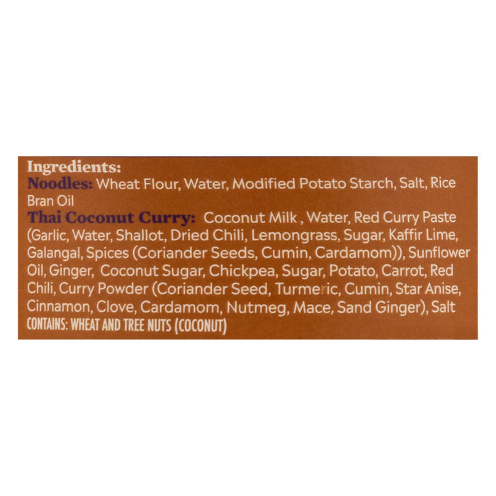 Watcharee's Thai Coconut Curry Noodle Bowl - 9.88 oz - 6 Pack