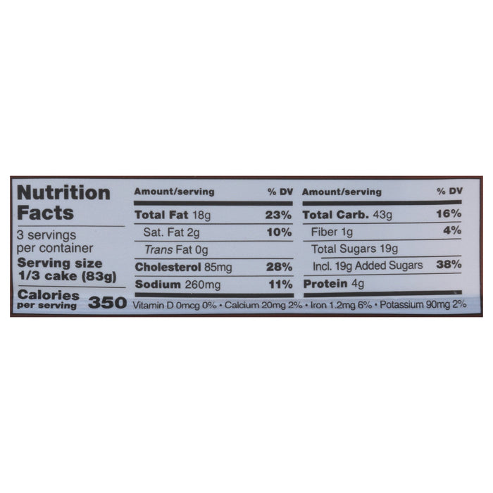 Schar Marble Cake - 6 x 8.8 oz - Gluten-Free Snack Cakes