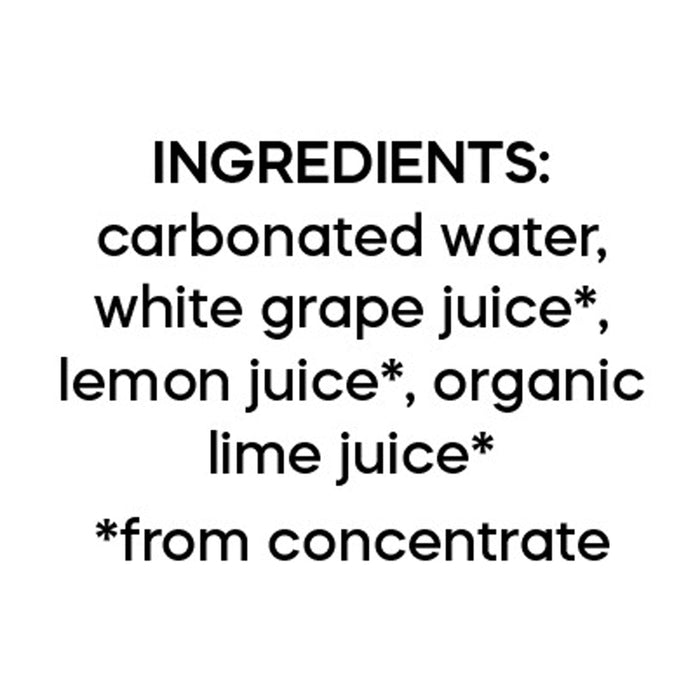 Goodpop Sparkling Water Lemon Lime - 4 Packs of 6 / 7.5 fl oz