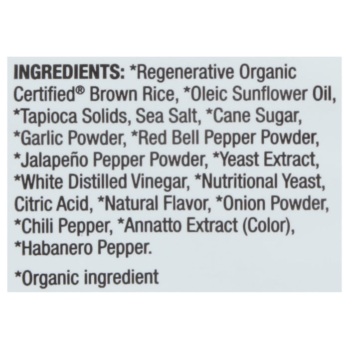 Lundberg Family Farms Fiery Hot Rice Cakes, 5 oz, 6-Count - Spicy Gluten-Free Snack