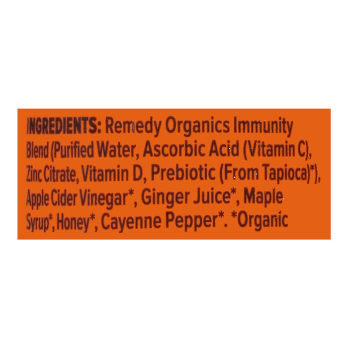 Remedy Organics O2 Digest Immunity Shot, 24-Pack - Gut Health & Immune Support