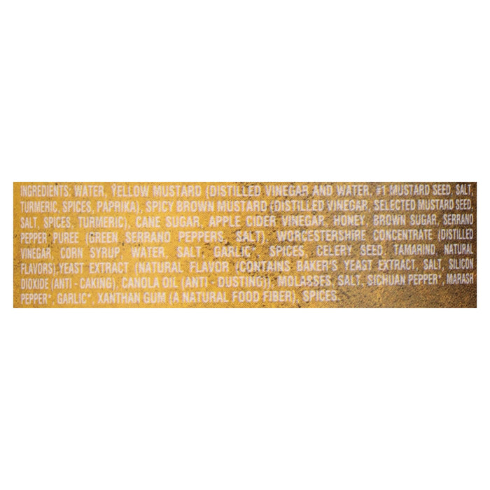 Dinosaur BBQ Hot Honey Gold Sauce - 19 oz - 6 Pack - Sweet & Spicy Flavor