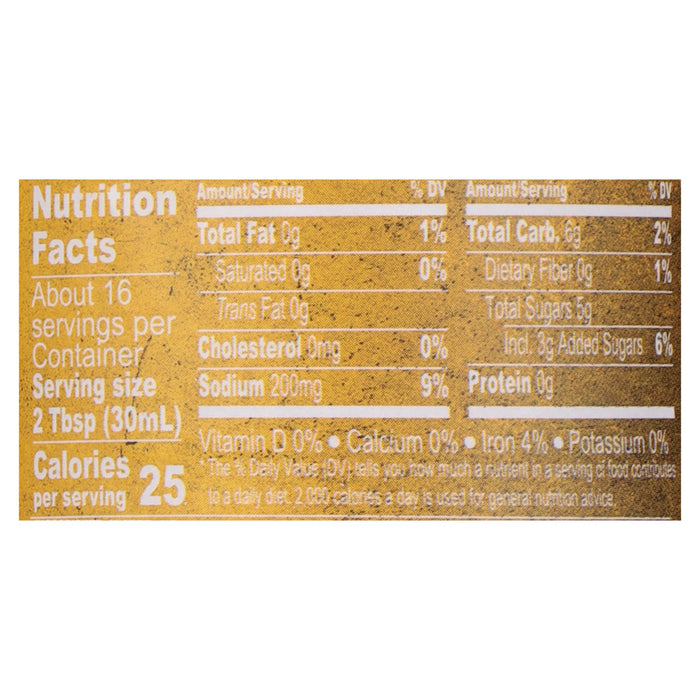 Dinosaur BBQ Hot Honey Gold Sauce - 19 oz - 6 Pack - Sweet & Spicy Flavor