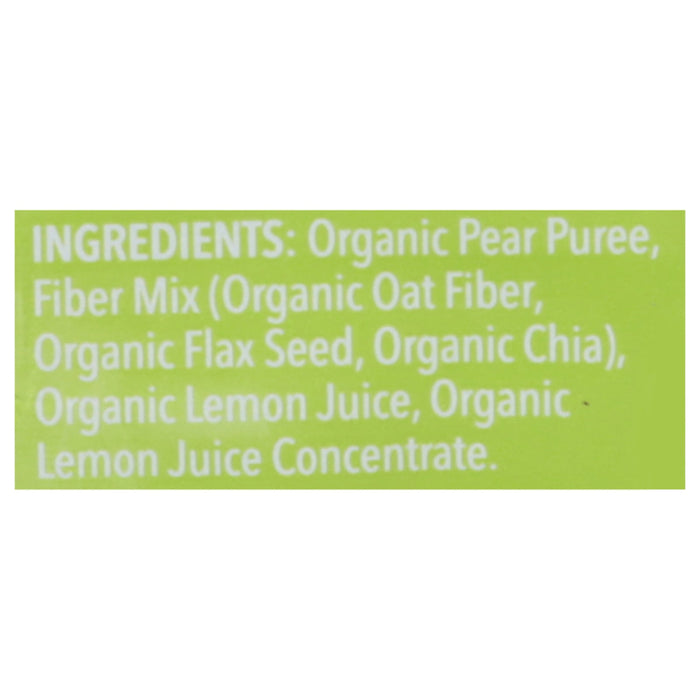 Pumpkin Tree Organic Oats with Pear & Lemon (Pack of 10) - 3.5 oz Organic Snack Pouches