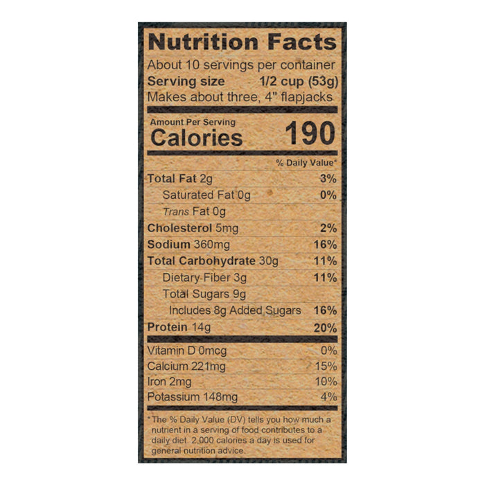 Kodiak Cakes Blueberry Muffin Mix - 6  of 18 oz. - High Protein Flapjack and Waffle Mix