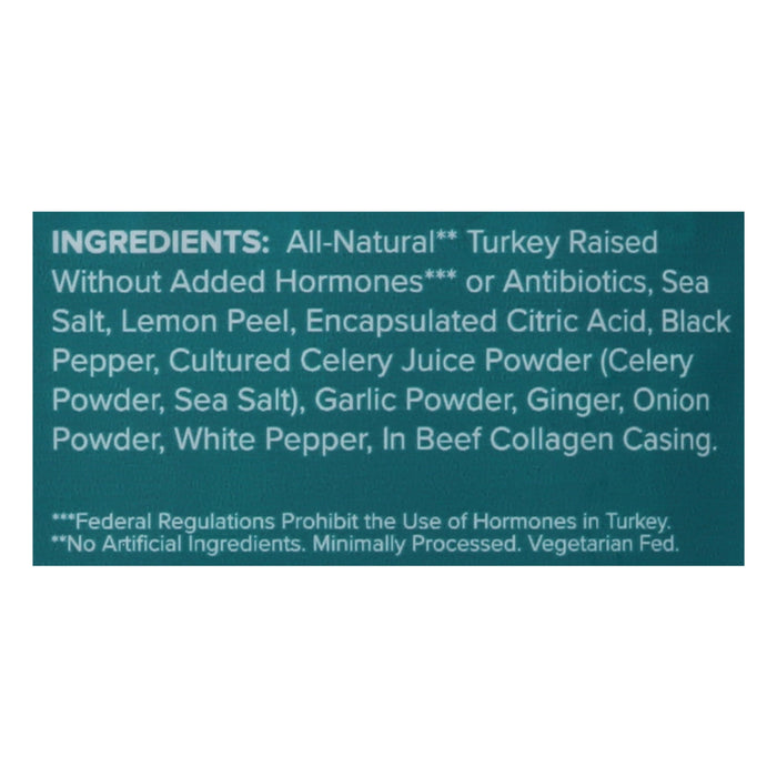 The New Primal Lightly Peppered Turkey Sticks - (8 x 5 oz) - High Protein Snack