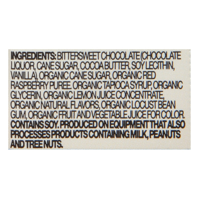 Endangered Species Dark Chocolate Raspberry 60% Cacao, 1.6 oz Bars, 12-Count