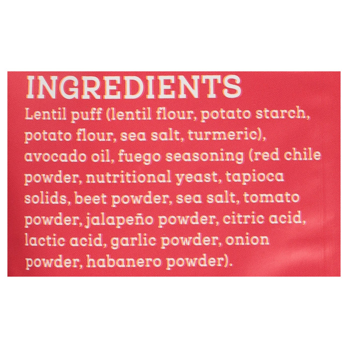 Siete Grain-Free Puffs Fuego - Spicy Chili Cheese (Pack of 6) - 4 oz Bags