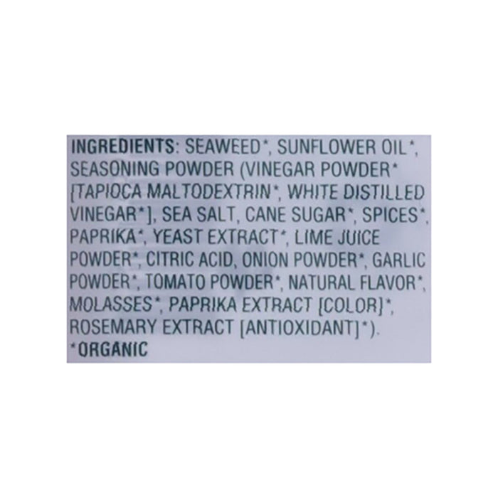 Gimme Organic Seaweed Snacks - Chili Lime - 8 Packs of 0.17 oz - Gluten-Free & Vegan