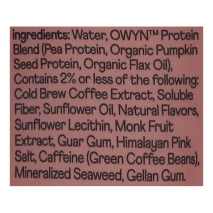 Owyn What You Need Protein Coffee Double Shot Vanilla, 12-Pack