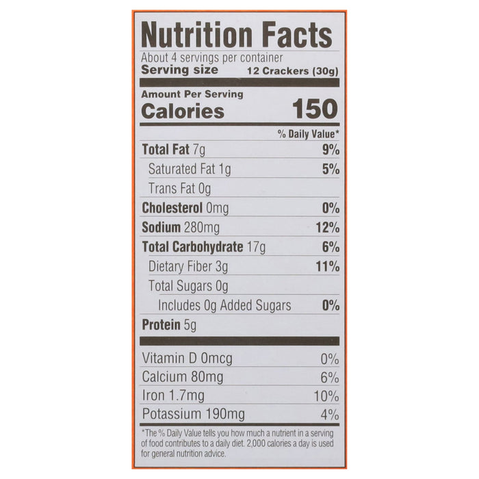 Mary's Gone Crackers Everything Seed Crackers - 6 Bags of 4 oz Organic Gluten-Free Crackers