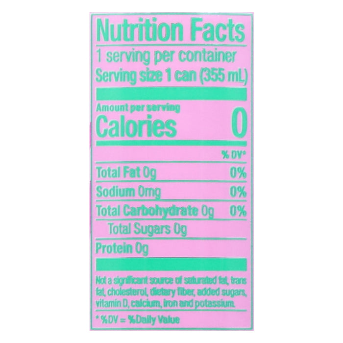 Zevia Energy Watermelon Sparkling Water, 12 Fl Oz  (Pack of 12)