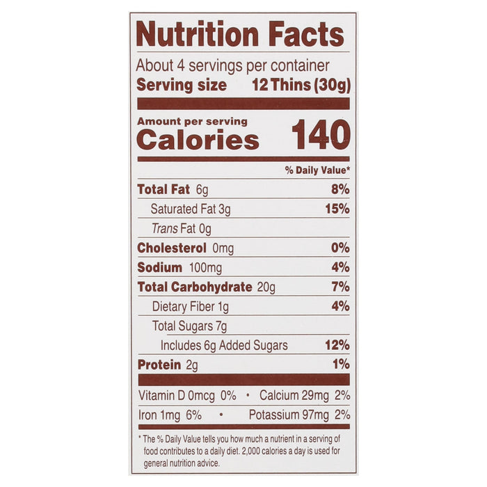 Simple Mills Lemon Sweet Thins, Gluten-Free Cookies (Pack of 6 - 4.25 oz )