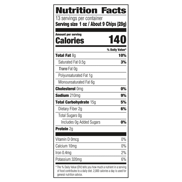 Kettle Brand Krinkle Cut Potato Chips, Sea Salt, 9-13 oz, Pack of 9