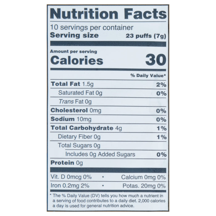 Lesser Evil Lil Puffs Broccoli Cheddar - 5 Pack of 2.5 oz Organic Snacks