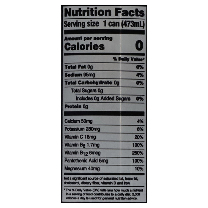 Yesly Enh Water Black Cherry (Pack of 12) - 16 Oz