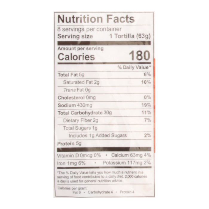 La Tortilla Factory Burrito Flour Tortillas - 10 Count, 17.77 Oz - Soft & Flexible