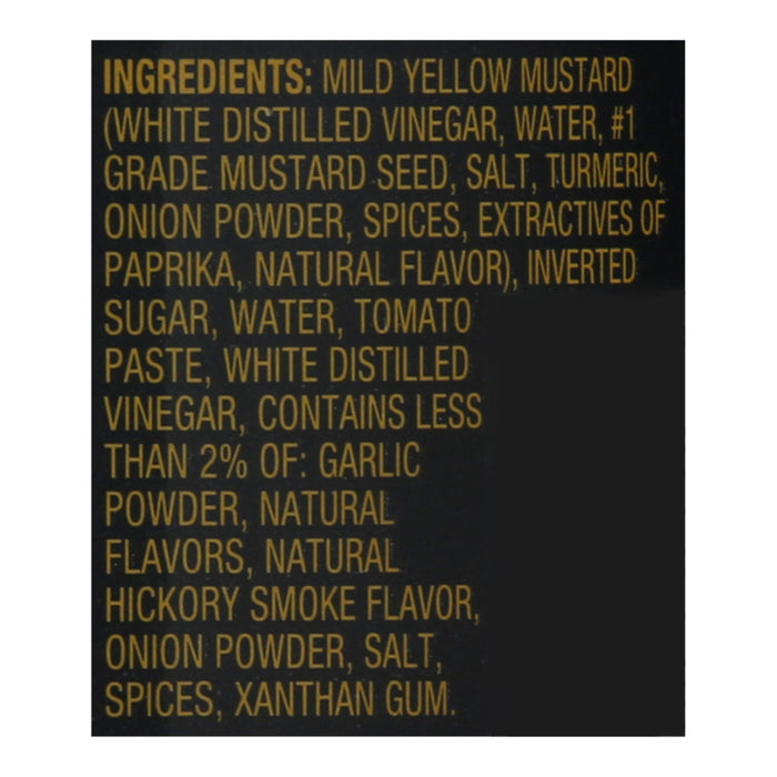 Plochman's Carolina BBQ Mustard (6 x 11 oz )