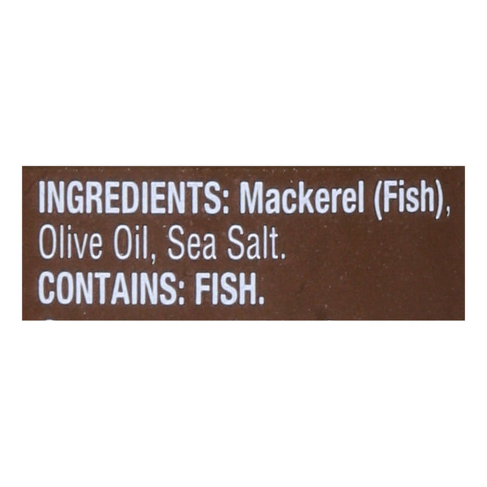 Season Brand Grilled Mackerel Fillets in Olive Oil, Boneless, 9.17 oz , Pack of 12