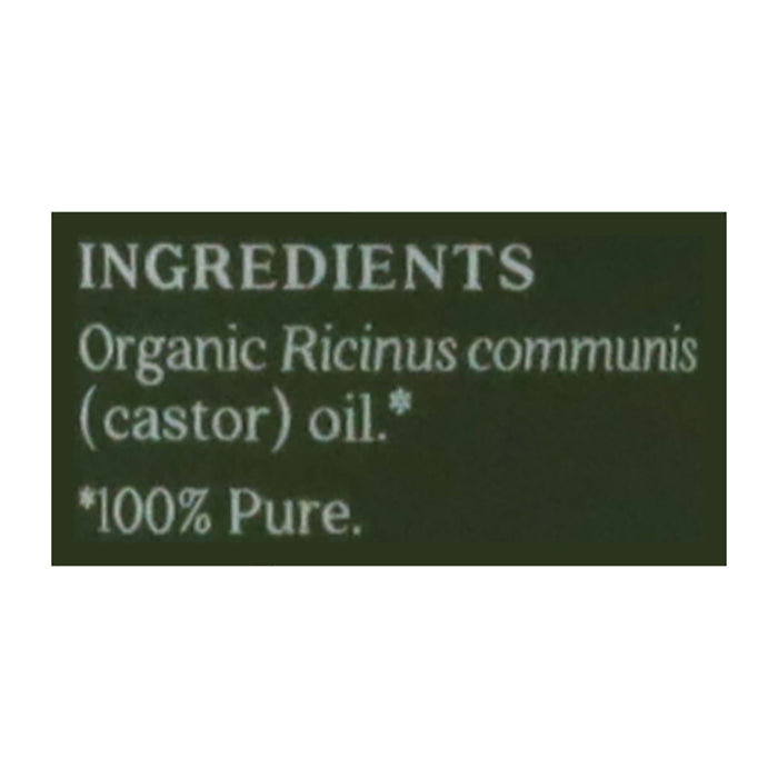 Aura Cacia Castor Oil - 1 fl oz - Pure & Certified Organic Skin & Hair Conditioner