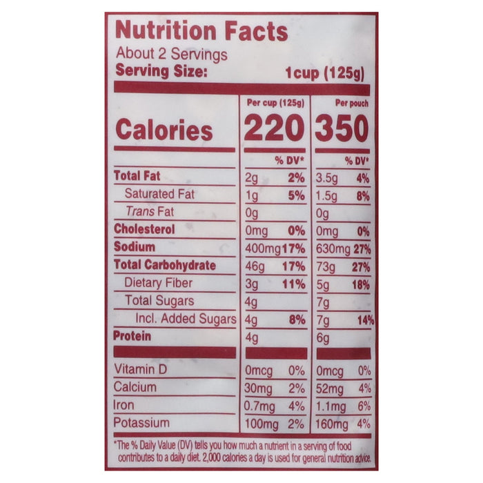 Jasberry Organic Green Curry Sprouted Rice - 6 x 7.05 oz Pouches