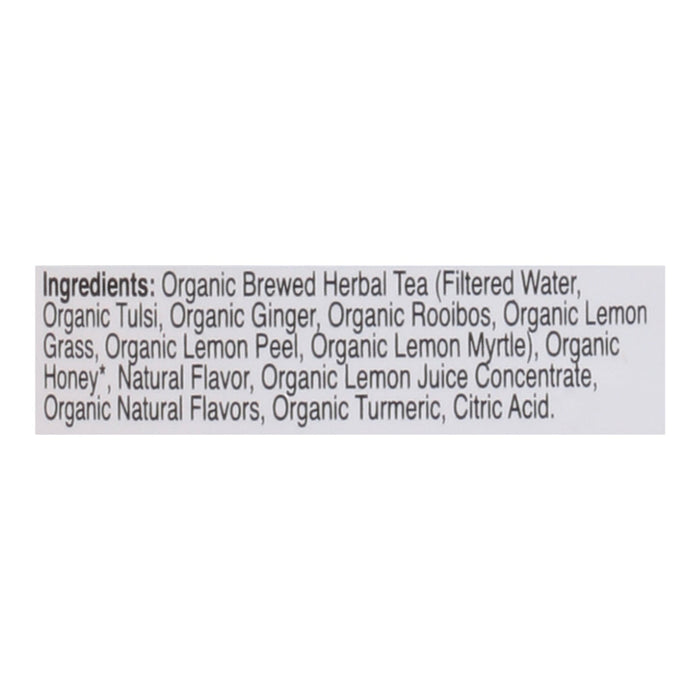 Just Ice Tea Organic Green Tea Herbal Lemon Ginger (12 x 16 fl oz )