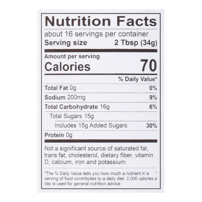 Rib Rack Hot Honey BBQ Sauce (Pack of 6) - 19 oz