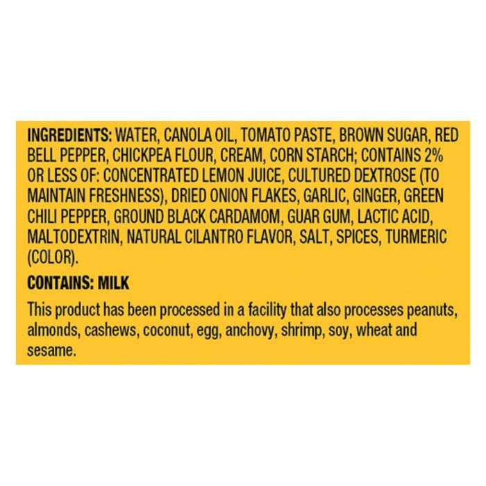 Tasty Bite Tikka Masala, Ready to Eat Indian Entree, 6-Pack of 13 oz Pouches