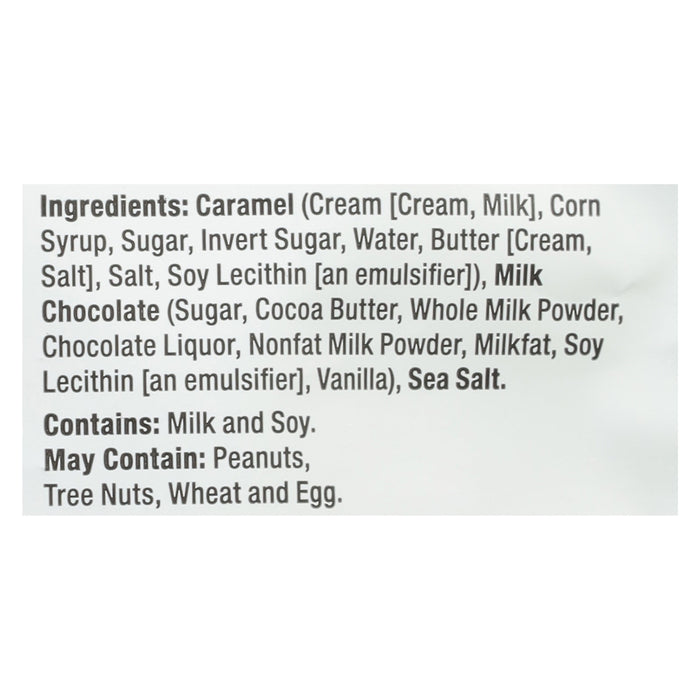 Sanders Milk Chocolate Sea Salt Caramel Thins - 6 oz. (Pack of 6)