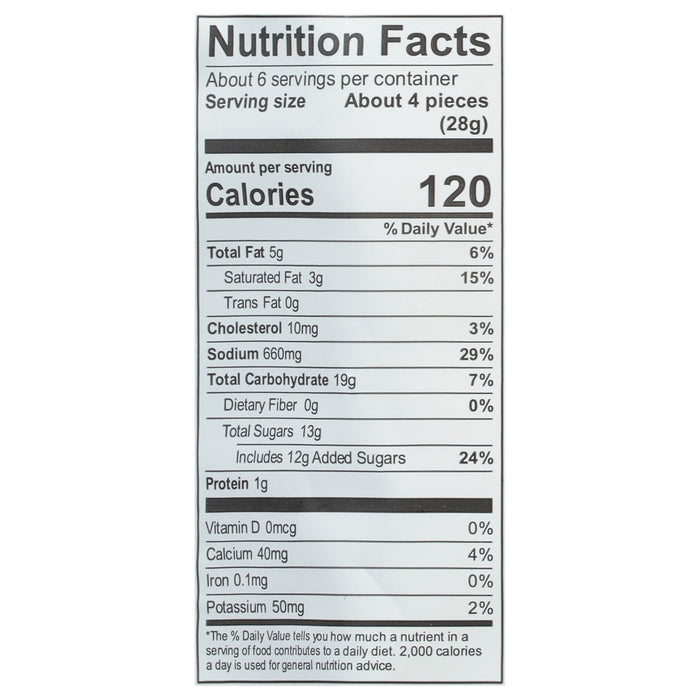 Sanders Milk Chocolate Sea Salt Caramel Thins - 6 oz. (Pack of 6)