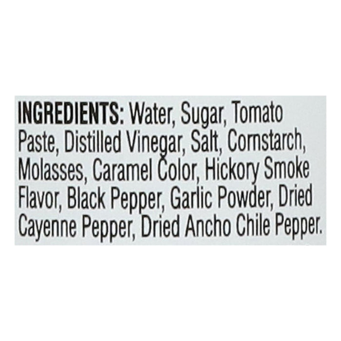 Four Sixes BBQ Sauce - Top Hand Hickory - Pack of 6 (14 oz )