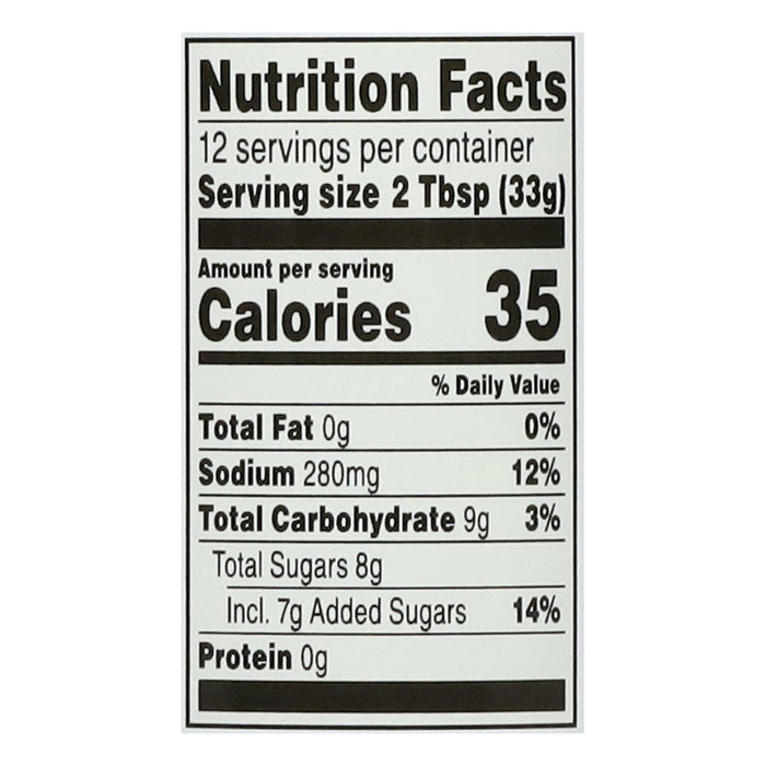 Four Sixes BBQ Sauce - Top Hand Hickory - Pack of 6 (14 oz )