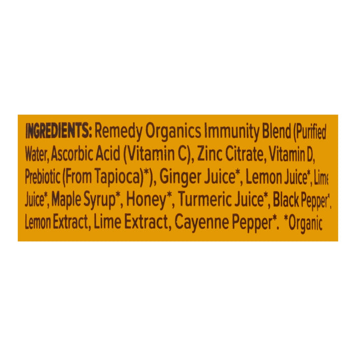 Remedy Organics Super Immunity Shot Organic Heal, 24-Pack of 2 oz