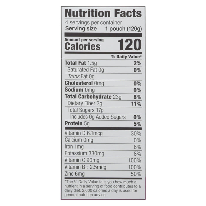 Noka Superfood Smoothie, Organic Berry Blend (Pack of 6 - 4 Pack)