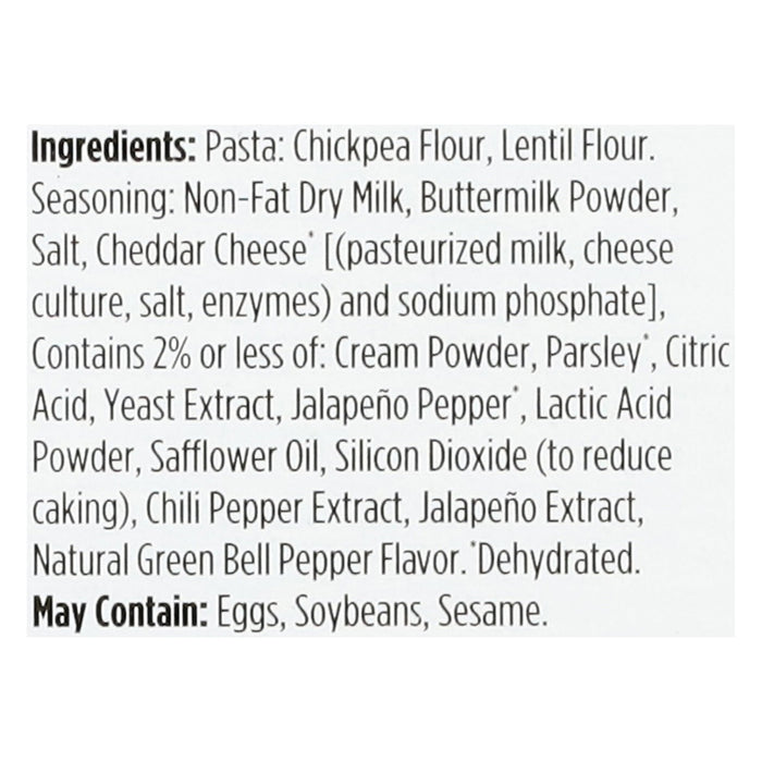 Chickapea Pasta One Pot Jalapeño Cheddar - 6 x 7 oz