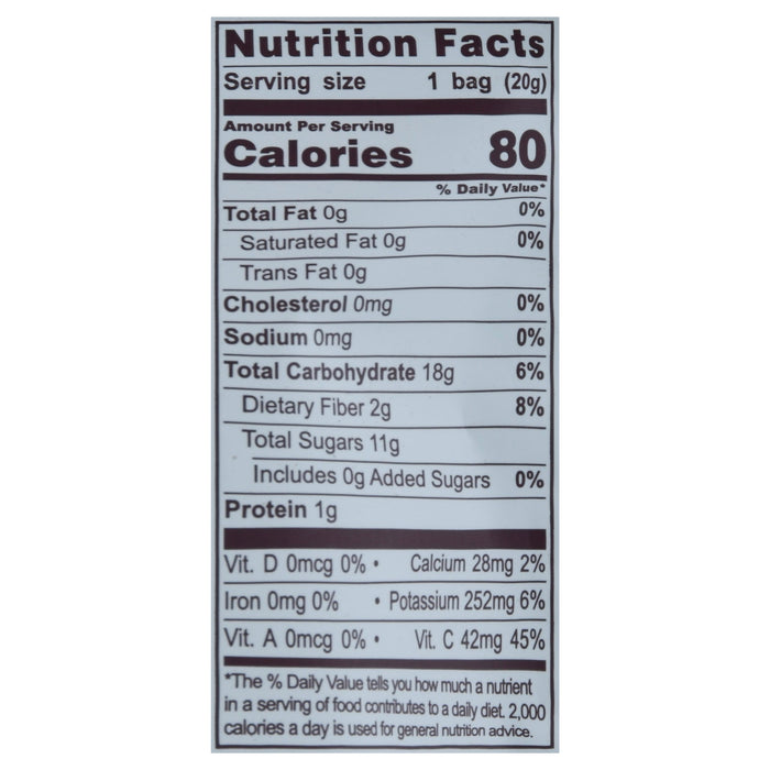 Natierra Freeze-Dried Strawberries - 0.7 oz Single-Serve Pouches (Pack of 8)