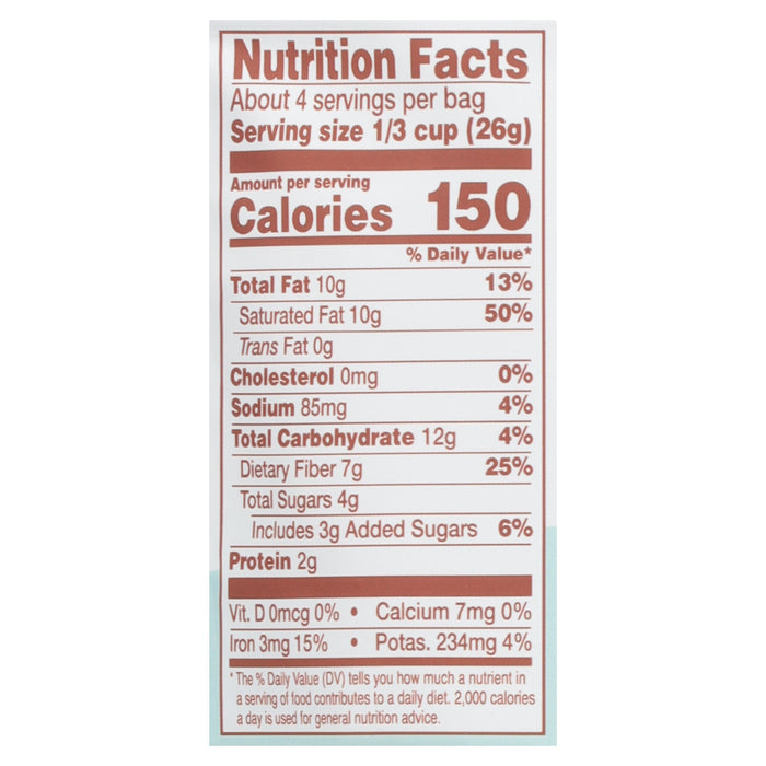 Rind Snacks Coconut Crisps Dark Cocoa Sea Salt - 12-3.5 Oz Bags