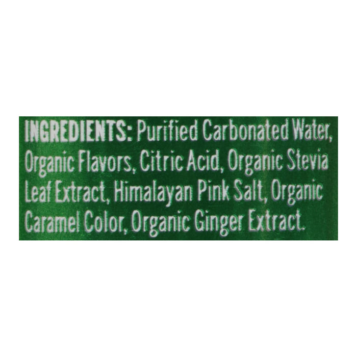 Nixie Sparkling Water Organic Ginger Ale Soda - Sugar-Free, 12 fl oz  (12-Pack)