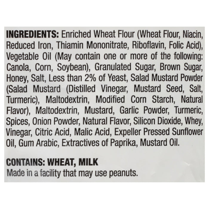 Dot's Pretzels Mustard Honey - 24 oz - 10 Count Case - Sweet & Savory Snack