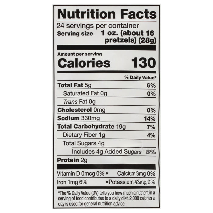 Dot's Pretzels Mustard Honey - 24 oz - 10 Count Case - Sweet & Savory Snack