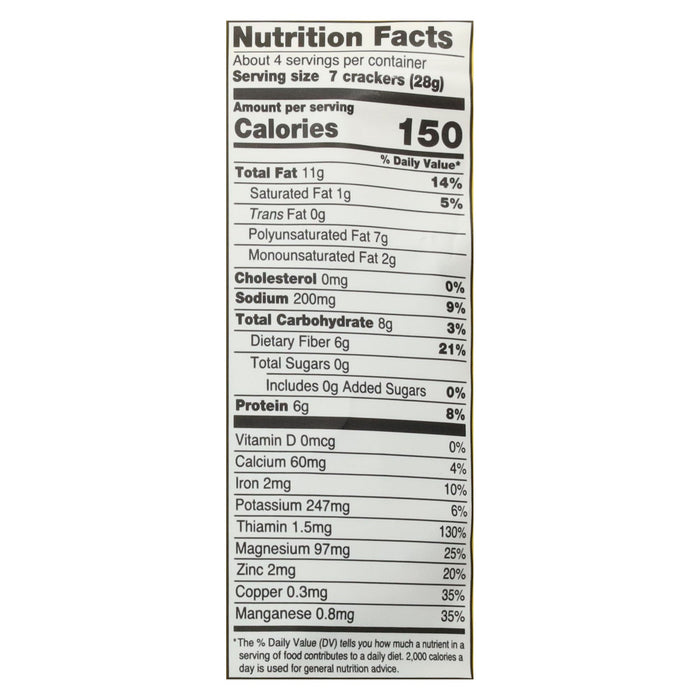 Dr. In The Kitchen Flackers Crackers Original 2 Malted Cheese - Pack of 6 (4 oz Bags)