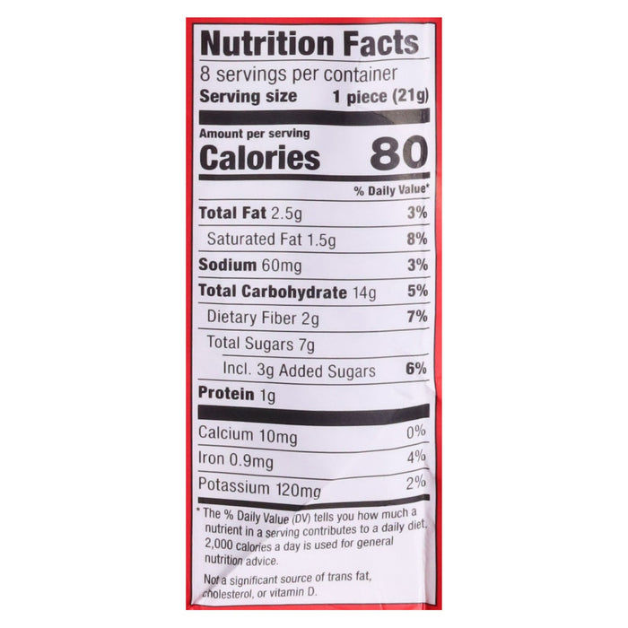 Made In Nature Fudge Brownie Organic Mocha - 6 x 5.92 Oz - Organic Chewy Snack