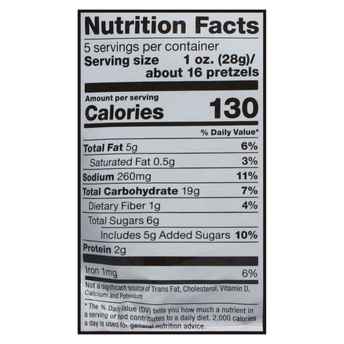 Dot's Pretzels Sugar Cinnamon - 10 x 5 oz Bags - Sweet & Crunchy Snack