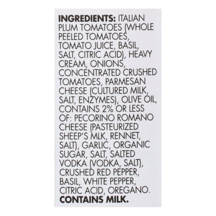 Delallo Spicy Vodka Pomodoro Sauce - 6 x 25.25 oz