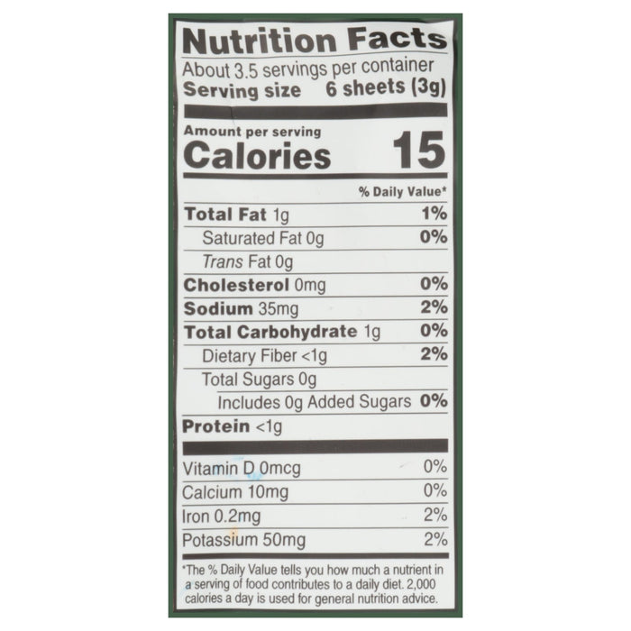 Bibigo Seaweed Snack, Sea Salt, 12 Pack, 0.35 oz Each