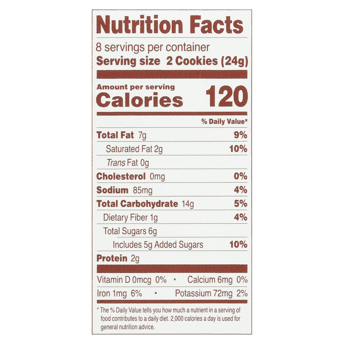 Simple Mills Sandwich Cookies - Creamy Peanut Butter - 8 Packs of 6.7 Oz